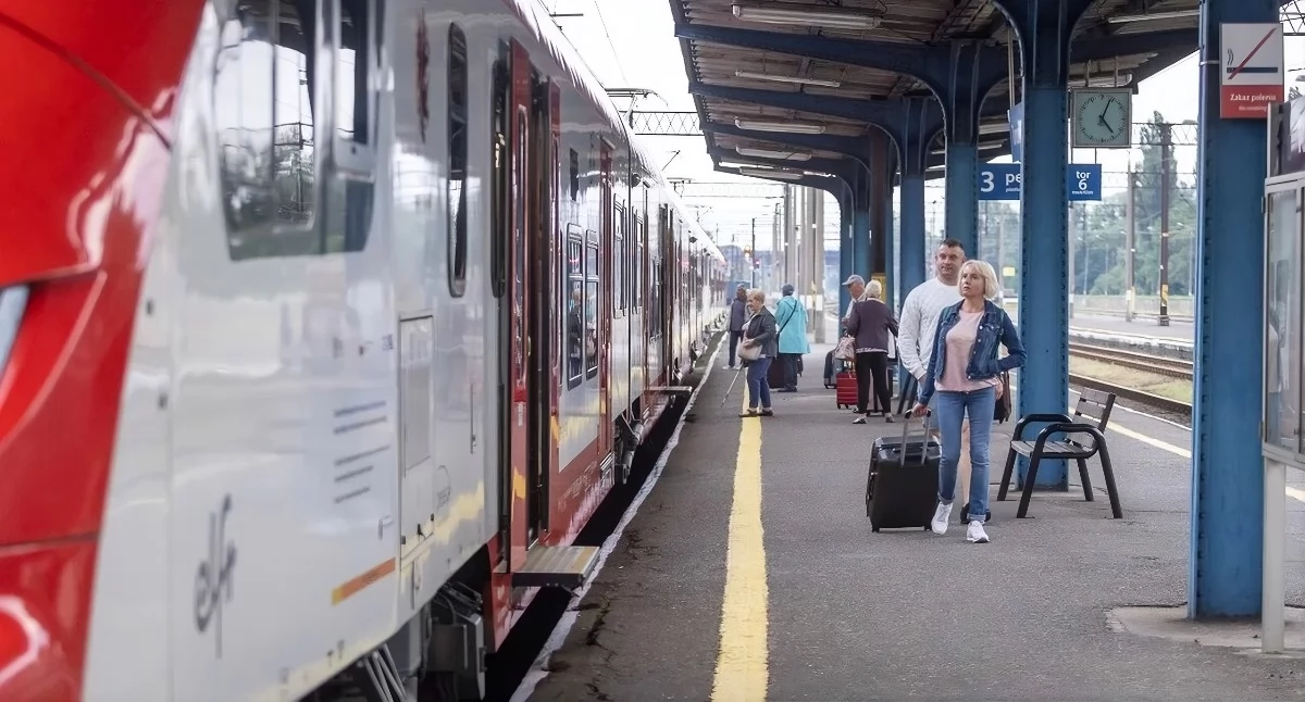 Pociąg Rybitwa rusza w trasę, fot. Mikołaj Kuras dla UMWKP