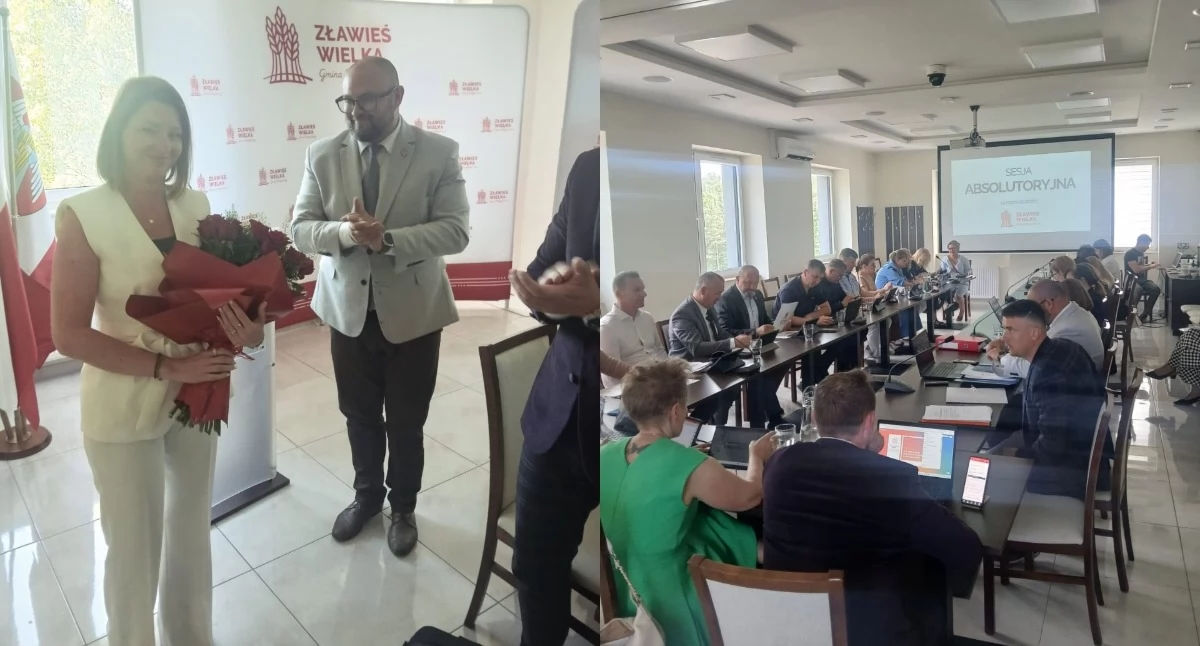 Sesja absolutoryjna, fot. UG Zławieś Wielka