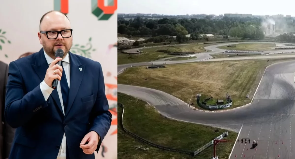 Prezydent Torunia Paweł Gulewski i MotoPark, fot. UM Toruń oraz MotoPark