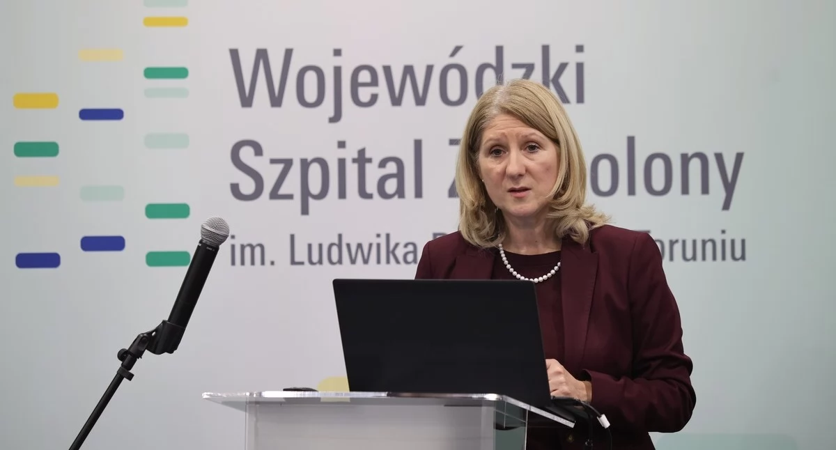 Dyrektor Wojewódzkiego Szpitala Zespolonego Sylwia Sobczak, fot. Mikołaj Kuras dla UMWKP
