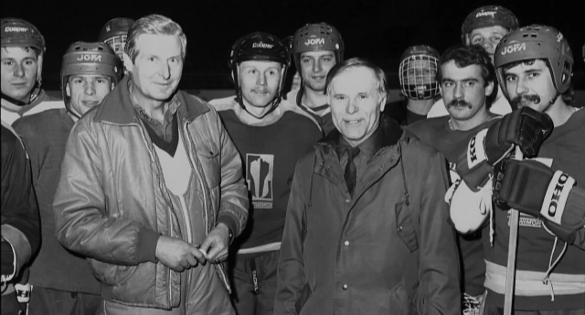 Bogdan Wawrzyński (z lewej), fot. hokej.torun.pl