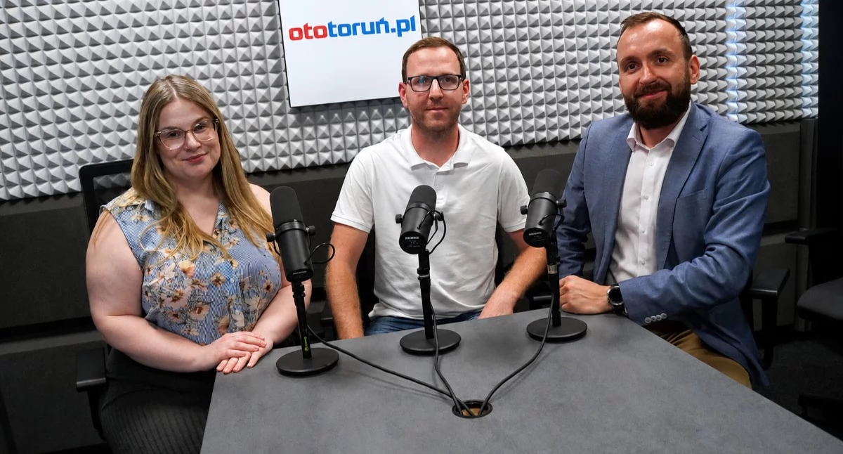 Olga Wadowska, Michał Rzymyszkiewicz i Wojciech Klabun, fot. Bartosz Fryckowski / ototorun.pl