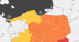 Jest zapowiedź kolejnego ostrzeżenia. Toruń znalazł się w pomarańczowej strefie