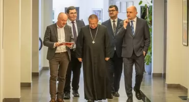 Piotr Całbecki spotkał się z kard. Grzegorzem Rysiem