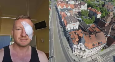 Snajper strzela do motocyklistów w Toruniu. Policjanci przeszukali kamienicę
