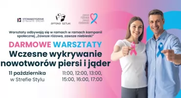 W CH Toruń Plaza odbędą się bezpłatne warsztaty dotyczące profilaktyki nowotworów