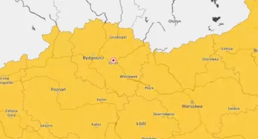 IMGW wydało nowe alerty. Toruń znalazł się w żółtej strefie