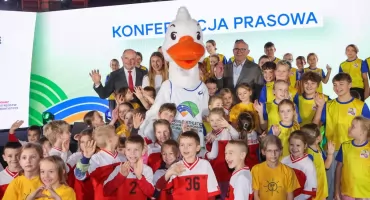 Zaprezentowano maskotkę Halowych Mistrzostw Świata w Toruniu