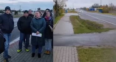 Tragedia na drodze pod Toruniem. Mieszkańcy żądają przejścia dla pieszych