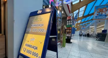 Wysoka wygrana w LOTTO w saloniku w Toruniu. Padała pierwszy raz od dwóch lat