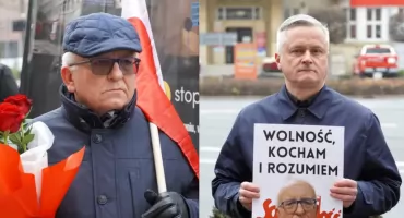 Były opozycjonista zatrzymany w Toruniu. Jego obrońcy stanęli przed Urzędem