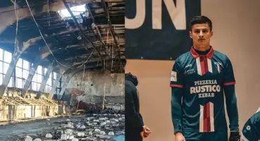 Atak na miasto zawodnika Pomorzanina Toruń. Hala została zbombardowana