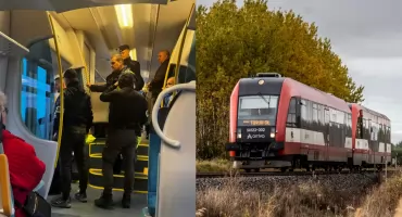 Alarm na torach pod Toruniem. Maszynista nagle zatrzymał pociąg