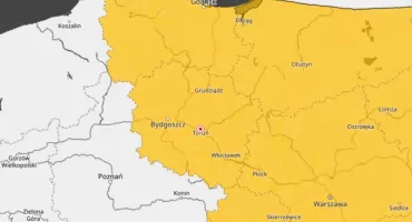 Zima wraca do Torunia. IMGW wydał alert pierwszego stopnia
