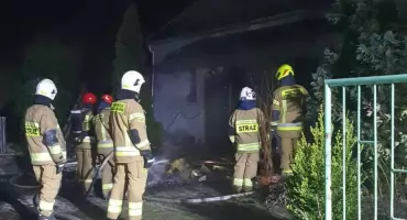 Pożar domu pod Toruniem. Dramat po przywitaniu Nowego Roku