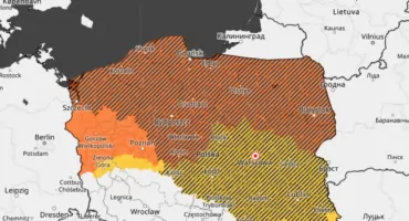 Wraca niebezpieczne zjawisko. Toruń znalazł się w pomarańczowej strefie