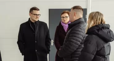 Magazyn Gminy Zławieś Wielka. Wojewoda wizytował budowę w Toporzysku