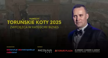 Mariusz Wilczyński wygrał TORUŃSKIEGO KOTA w kategorii BIZNES