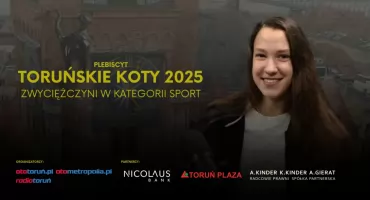 Anna Matuszewicz wygrała TORUŃSKIEGO KOTA w kategorii SPORT
