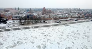 Zima w Toruniu jeszcze nie odpuści. Jest zapowiedź intensywnych opadów