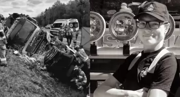 Śmiertelny wypadek pod Toruniem. Nie żyje 22-letni druh OSP