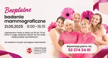 Bezpłatne badania mammograficzne w CH Toruń Plaza