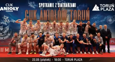 Spotkanie z siatkarzami CUK Anioły Toruń w CH Toruń Plaza