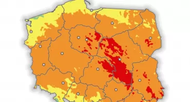 Jest nowa mapa zagrożenia od IMGW. Toruń w czerwonej strefie