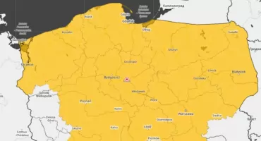 Jest nowe ostrzeżenie od IMGW. Przez Toruń przejdą gwałtowne zjawiska