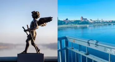 Skandal w Toruniu. Figurka Aniołka zniknęła z mostu drogowego