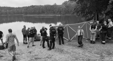 Tragedia pod Toruniem. Z jeziora wyłowiono ciało mężczyzny