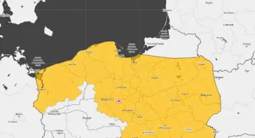 Jest zapowiedź ostrzeżenia IMGW. Toruń znalazł się w żółtej strefie