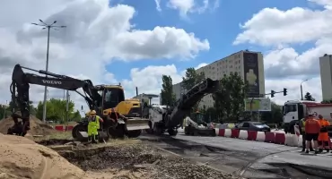 Wielki remont w Toruniu za prawie 70 mln zł. Trzy pasy zostały wyłączone z ruchu 